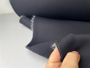 Scuba/neopren - kulsort 4-vejs stræk