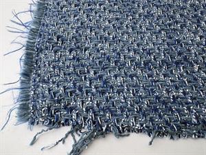Klassisk bouclé - sparkling blue
