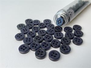 Skjorteknap - klassisk, blank og midnatsblå, 10 mm