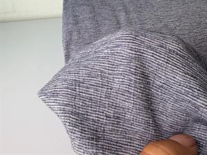 Viscosejersey - lækker struktur i denim melange