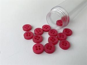 Skjorteknap - klassisk, blank og barbie pink, 10 mm
