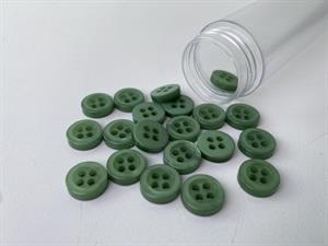 Skjorteknap - klassisk, blank og jadegrøn, 10 mm
