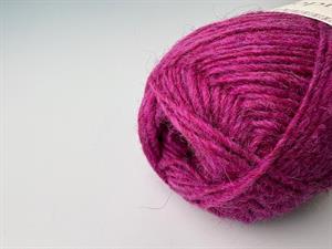 Léttlopi - 100% ny islandsk uld, mørk fuchsia