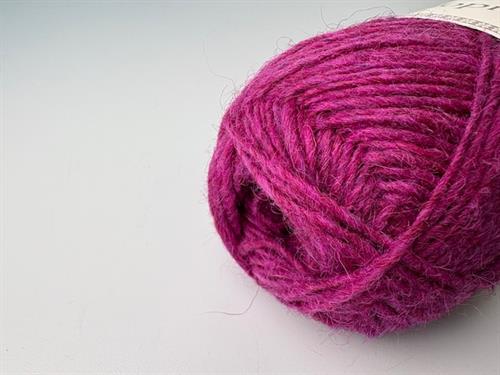 Léttlopi - 100% ny islandsk uld, mørk fuchsia