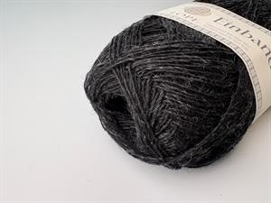 Einband - 100% ny islandsk uld, black heather