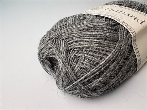 Einband - 100% ny islandsk uld, grey heather