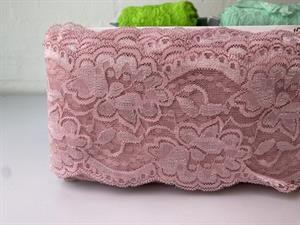 Blondekant - gammelrosa, 9 cm