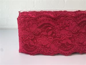 Blondekant - bordeauxrød, 9 cm