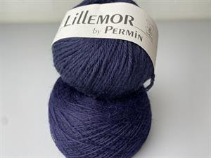 Sophie hood - strikkekit i flot marineblå, str. M