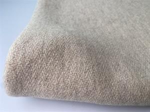 Frakkeuld - lækker struktur i flot beige