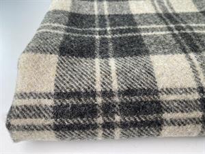 Frakkeuld - lækre tern i grå og beige