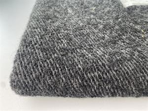 Frakkeuld - twillvævet i antracitgrå