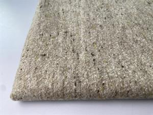 Beklædningsuld - twillvævet i beige toner