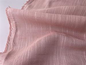 Gardinstof - semitransparent og soft rose, 280 cm bred