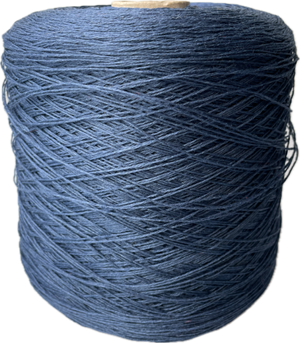 Hørgarn - lækker indigo, hel cone