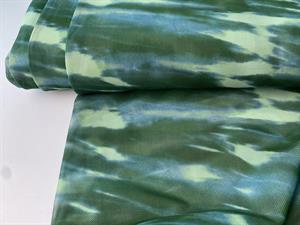 Mesh - tie dye look i grønne toner
