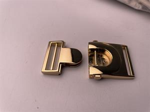 Metalspænde - guld look, 45 mm