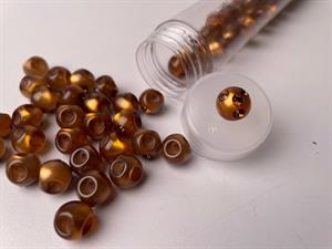 Kugleknap - changerende bronze med bling, 12 mm