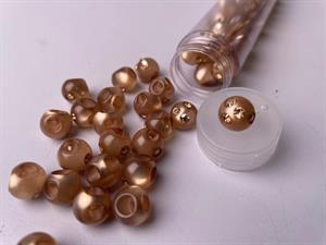 Kugleknap - changerende bark med bling, 12 mm