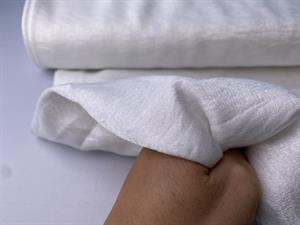 Fastvævet viscose - glossy offwhite