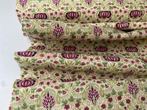 Patchwork stof - Morris & Co, little chintz mulberry 