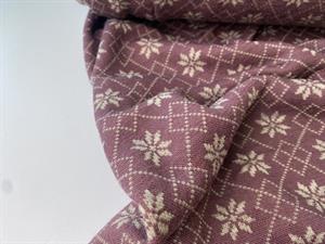 Undertøjsuld - lækker old purple med fine snefnug