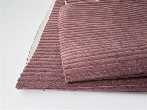 Riflet møbelvelour/møbelfløjl - mauve 