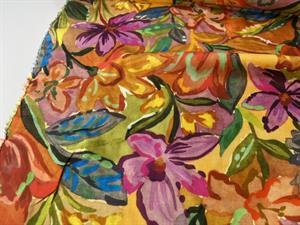 Fastvævet viscose - painter’s garden