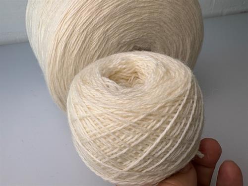 British wool - smuk levende tone, offwhite, 100 gram