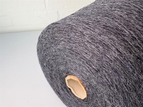 British wool - smuk levende tone, charcoal steel, 100 gram