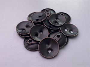 Knap - metal, 22 mm og 10 stk.