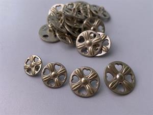 Knap - hearts, 20 mm og 10 stk.