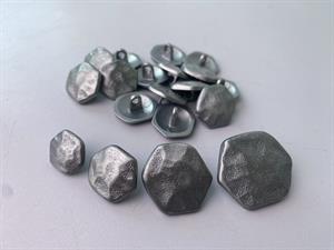 Knap - wavy, 13 mm og 10 stk.