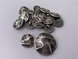 Knap - wavy, 17 mm og 10 stk.