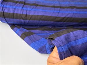 Viscosejersey - smukke blå striber