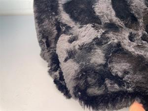 Fake fur - blød og lækker sort