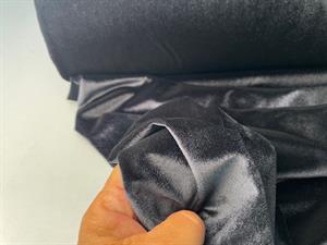 Silklook velour - sports velour i sort