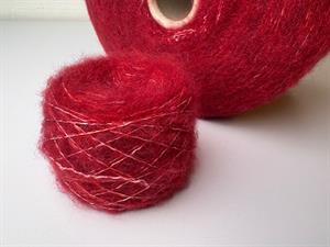 Kid mohair - vino/bianco, 25 gram