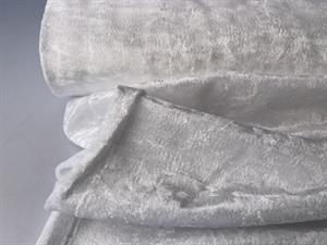 Bi-stretch velour - sports velour i hvid