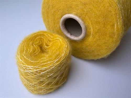 Kid mohair - limone,   25 gram