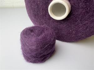 Kid mohair - aubergine, 25 gram