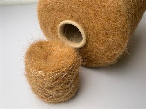 Kid mohair - caramello,  25 gram