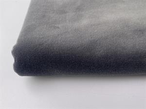 Vævet bomuldsvelour - steel grey