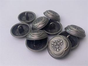 Knap - metal, 20 mm og 10 stk.