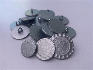 Knap - metal, 22 mm og 10 stk.