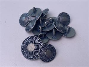 Knap - metal, 20 mm og 10 stk.