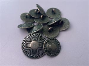 Knap - metal, 20 mm og 10 stk.