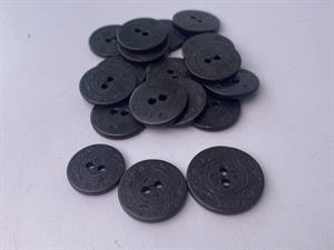 Knap - metal, 27 mm og 10 stk.