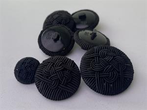 Knap - plastik, 29 mm og 10 stk.