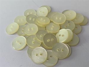 Knap - plastik, 15 mm og 10 stk.
